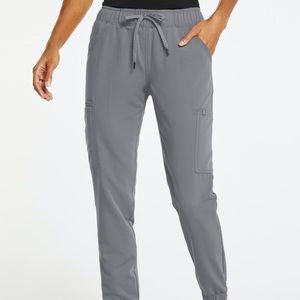 Jaanuu Gray Mesh-Enhanced Jogger Scrub Pant XXS